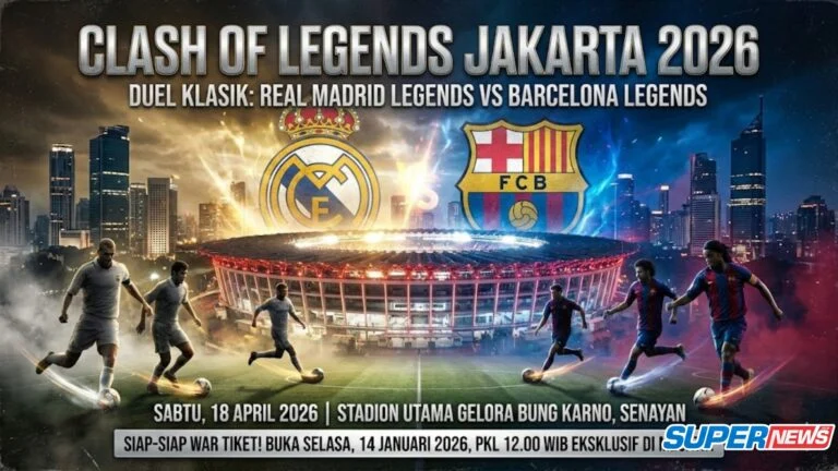 Atmosfer GBK Memukau: Legenda Sepak Bola Dunia Pujian Hangat di Clash of Legends 2026