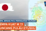 Gempa M 7,4 Guncang Jepang: Tsunami 80 cm Terdeteksi, Evakuasi Massal & Peringatan Gempa Susulan