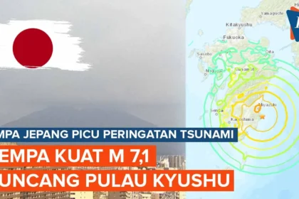 Gempa M 7,4 Guncang Jepang: Tsunami 80 cm Terdeteksi, Evakuasi Massal & Peringatan Gempa Susulan