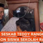 Tangis Haru Calon Siswa Sekolah Rakyat: “Saya Mau Sekolah, Pak” – Emosi Mengalir di Pelukan Seskab Teddy
