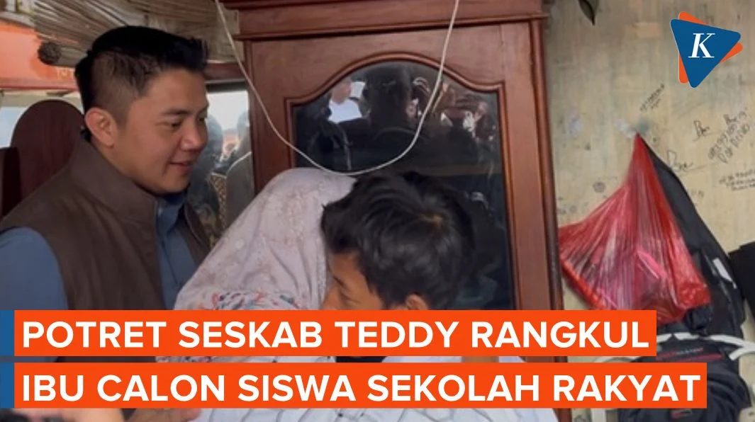 Tangis Haru Calon Siswa Sekolah Rakyat: “Saya Mau Sekolah, Pak” – Emosi Mengalir di Pelukan Seskab Teddy