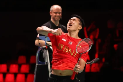 Thomas Cup 2026: Jonatan Christie Tersandung Revans Popov, Indonesia Gagal Lewati Grup