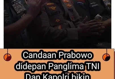 Candaan Prabowo ke Trenggono dan Kapolri: Peringatan Lucu yang Bikin Netizen Geger