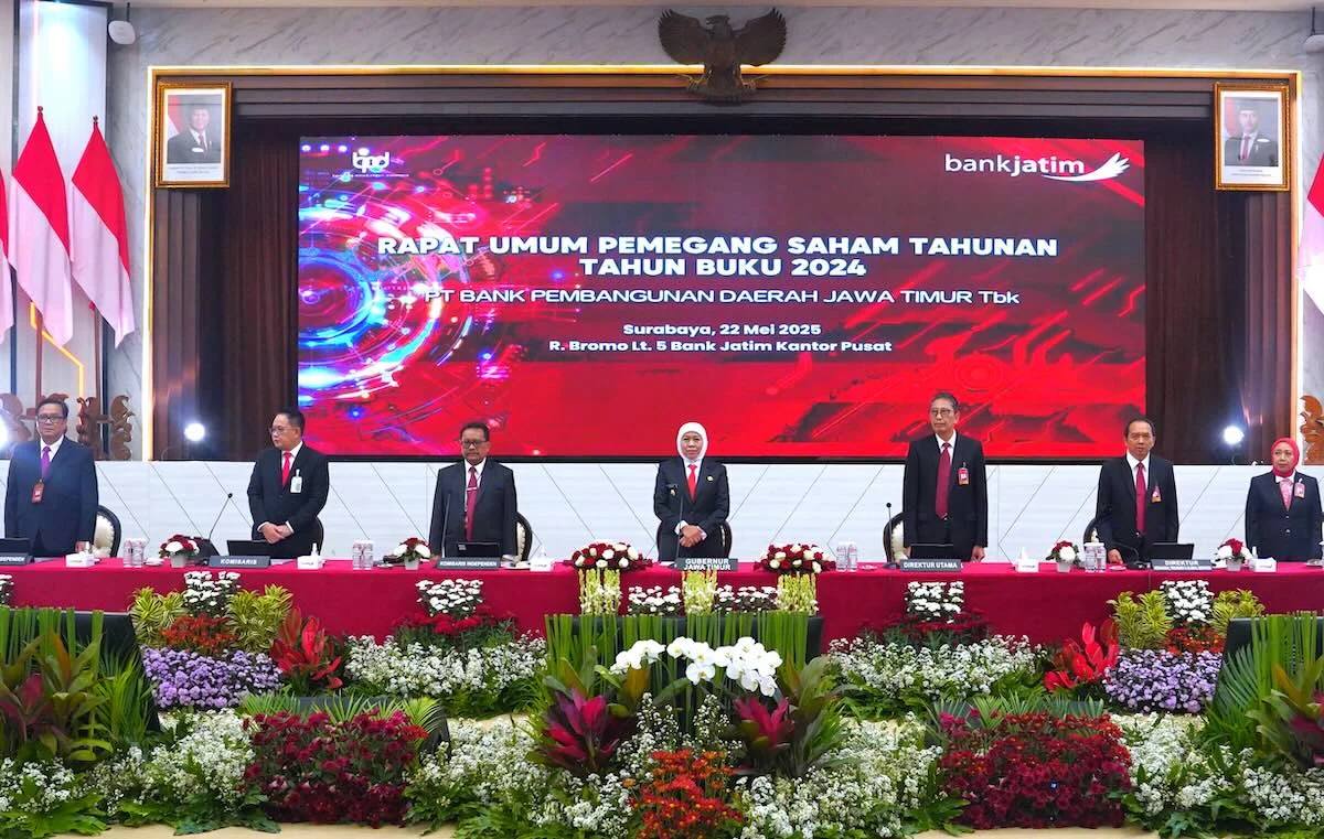 Dividen Bank Jatim Rp850 Miliar: RUPS 2025 Buka Potensi Investasi dan Apresiasi Gubernur