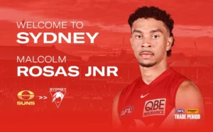 Sydney Swans Gemilang: Malcolm Rosas Bintang Baru, Sydney Sweeney Hadir di SCG